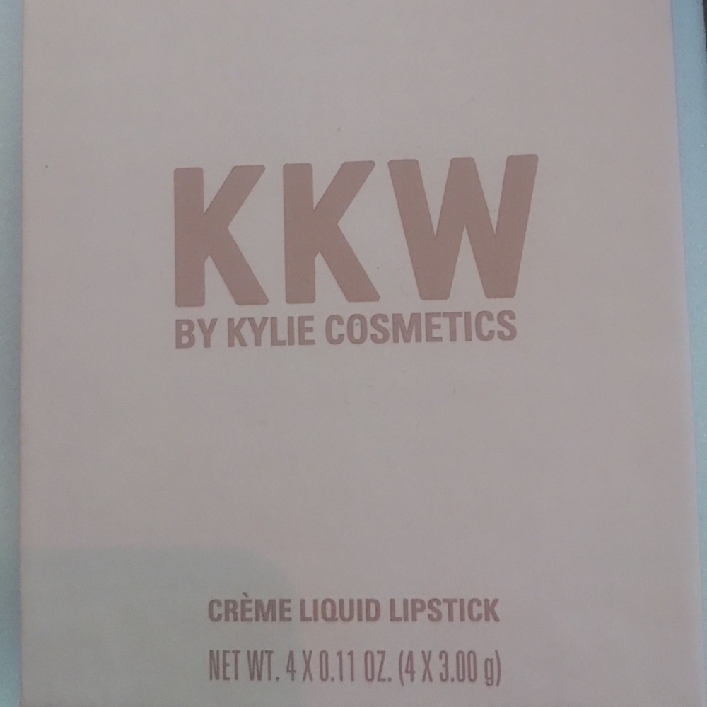Kylie Cosmetics KKW creme liquid lipstick set